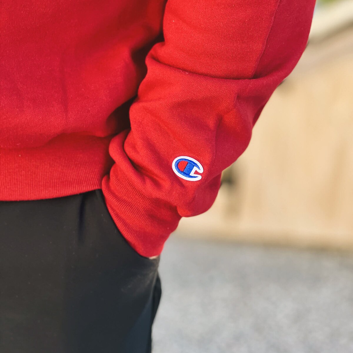 Champion® ISU Cardinal Crewneck